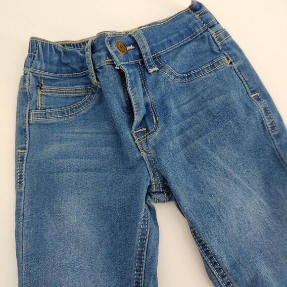 Hudson Jeans Girl's 2T Light Wash Rinse Straight Leg Button Elastic Casual - Picture 2 of 9